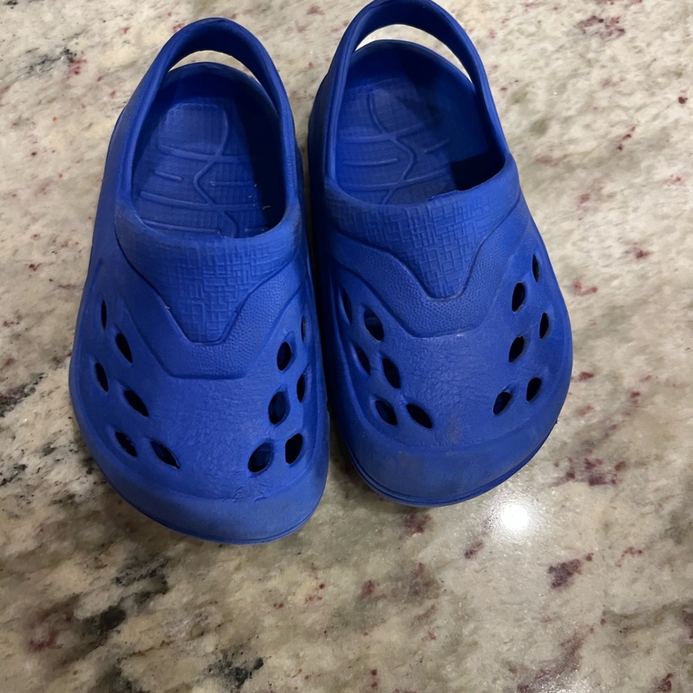 Kids Blue Slip-On Shoes